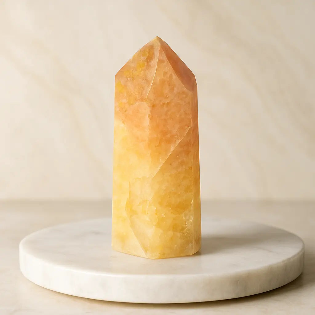 Pomarańczowy-kwarc Sylvia Crystals Sp. z o.o.