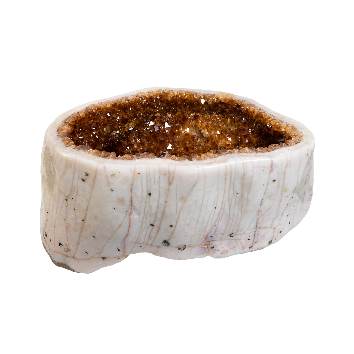 Citrine-coloured Geode 500 × 270 × 330 mm