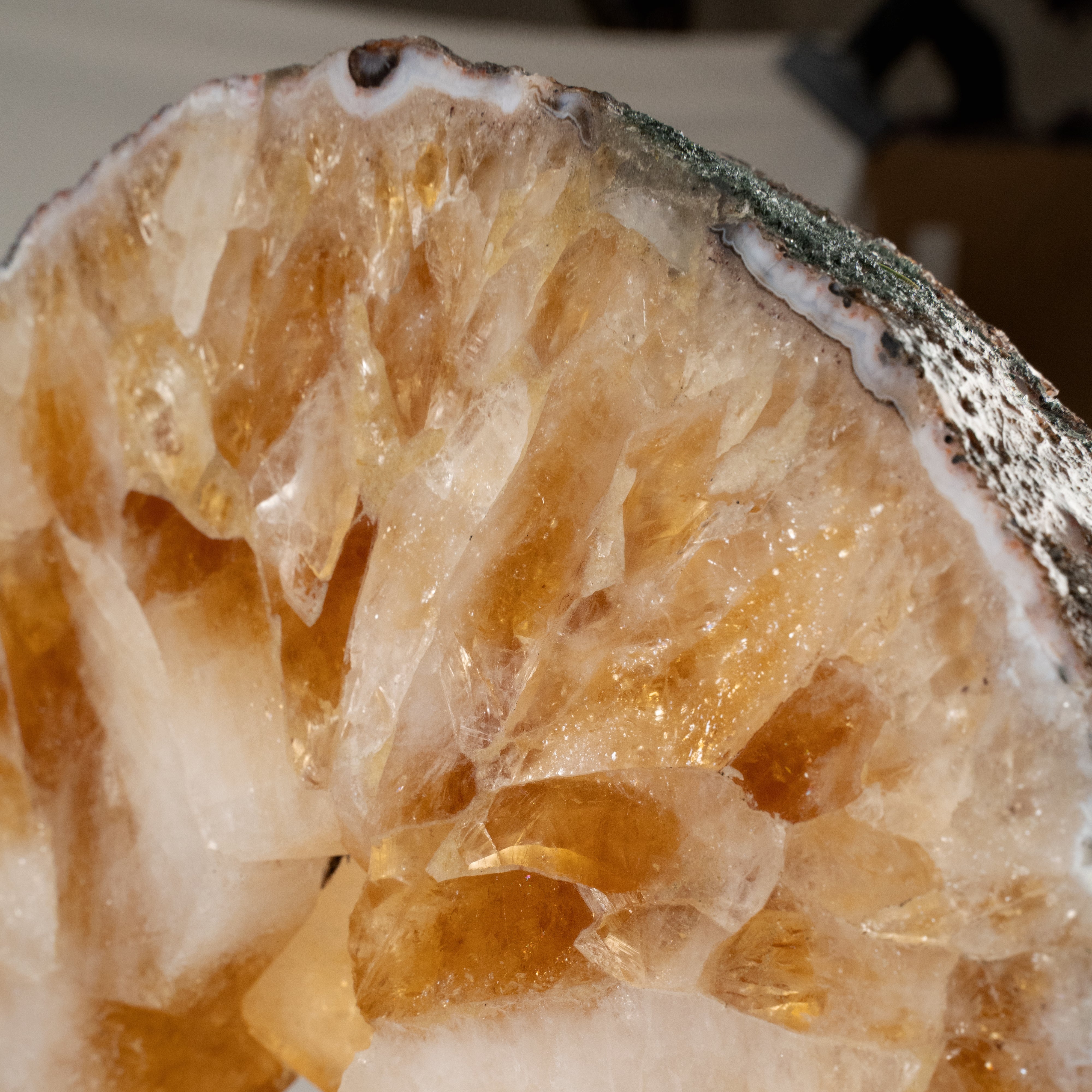 Polished Citrine Rings 001212