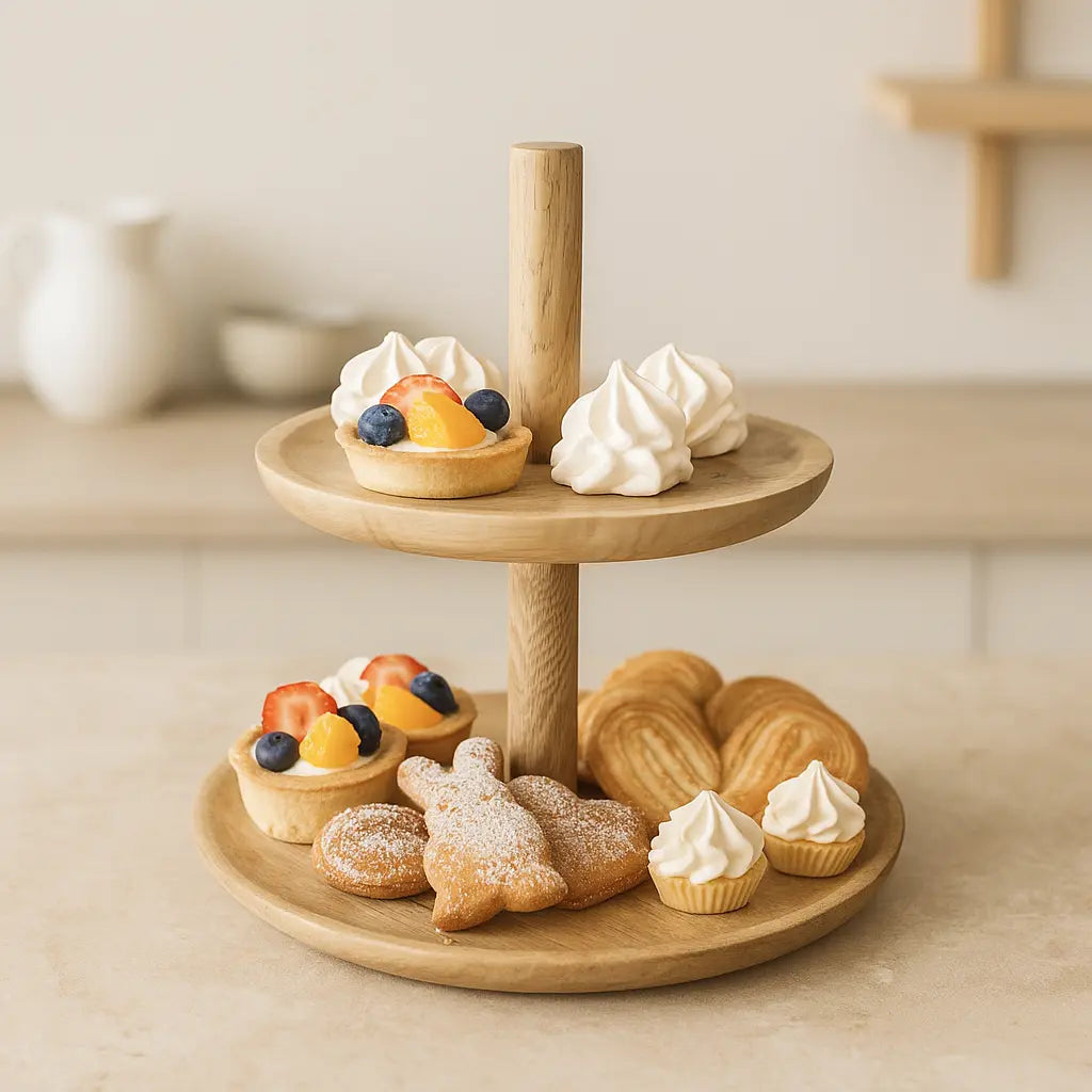 2-Tier Cake Stand – Elegant Display for Every Occasion Sylvia Crystals Sp. z o.o.