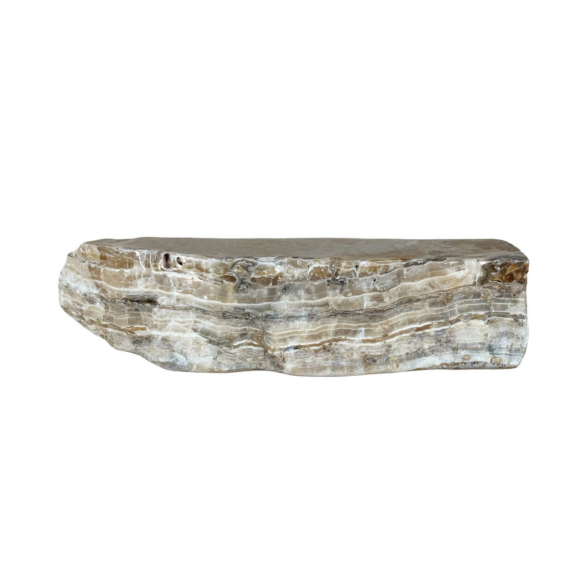 Calcite onyx base 2750 × 500 × 450 mm