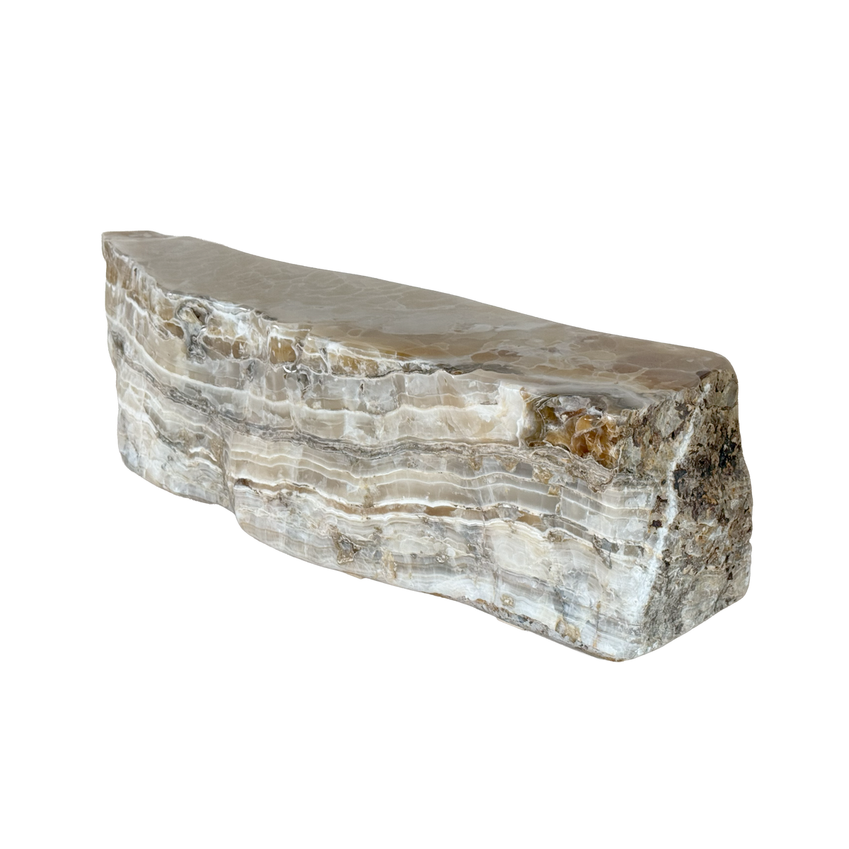 Calcite onyx base 2750 × 500 × 450 mm