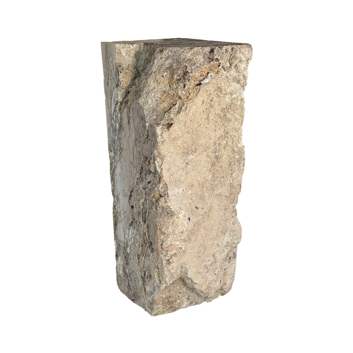 Calcite onyx plinth 450 × 1200 × 450 mm