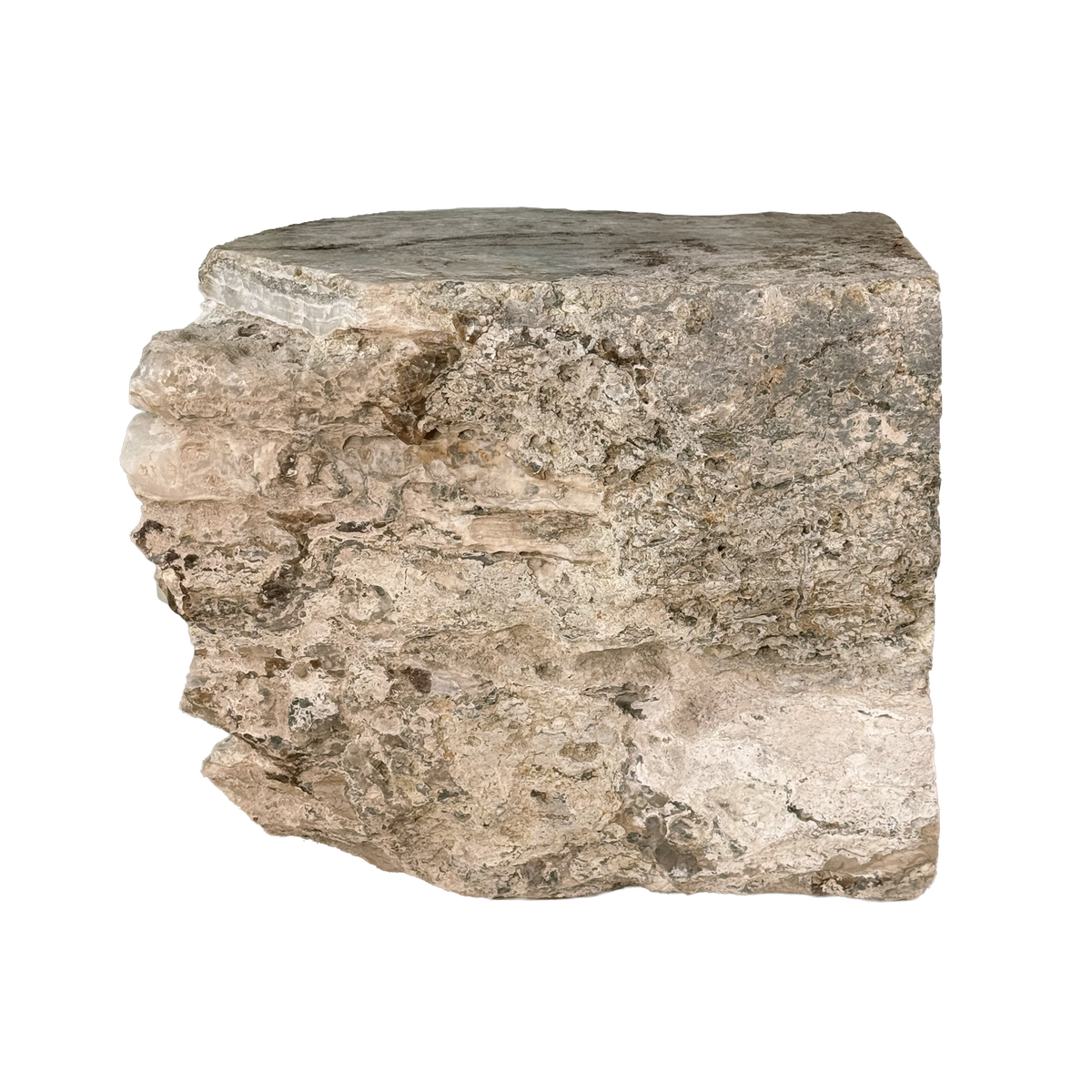 Calcite onyx plinth 600 × 750 × 650 mm