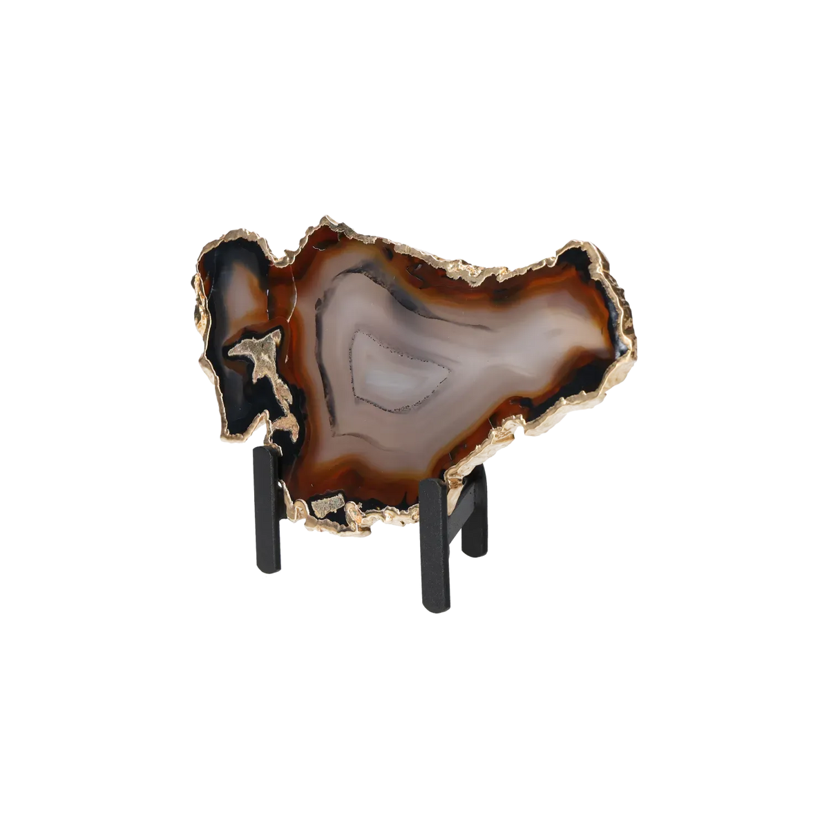 Agate Thin Slab On Metal Stand 10001017