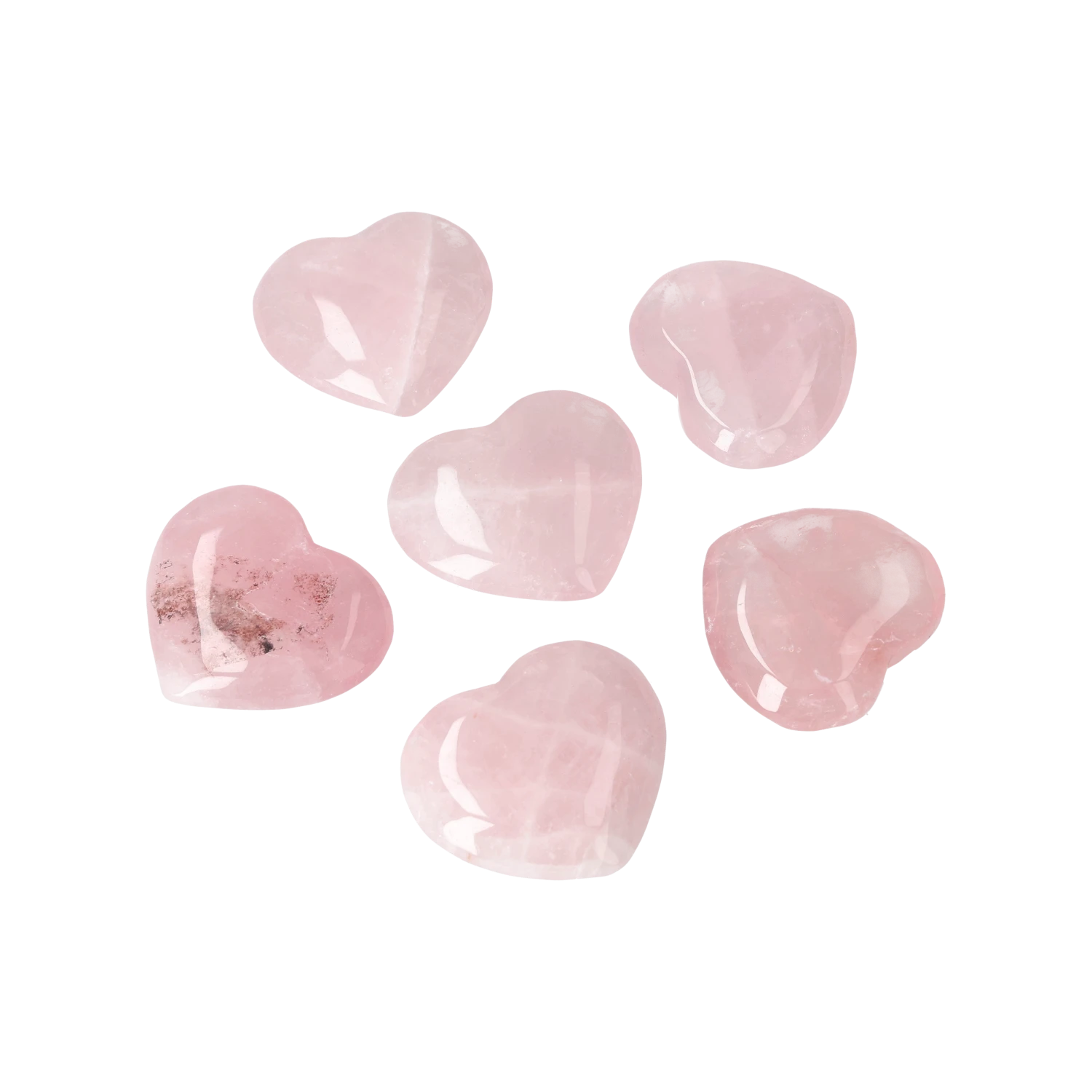 Rose Quartz Heart 6cm 10000002