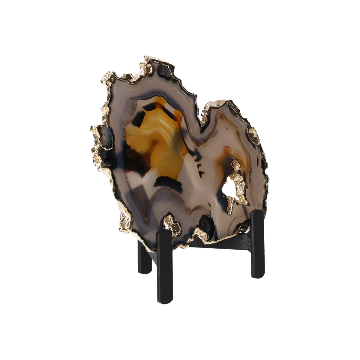 Agate Thin Slabs On Metal Stand 10001020