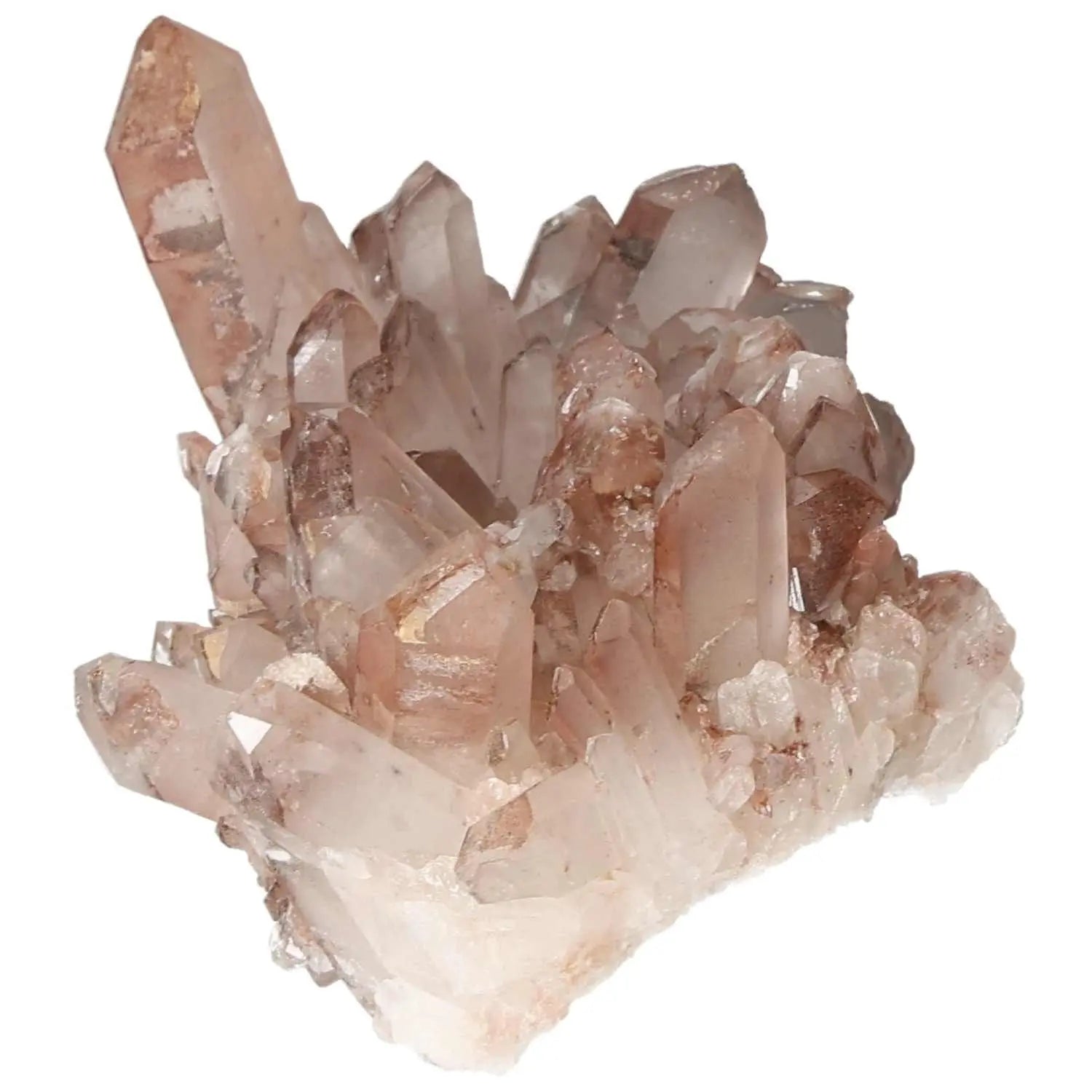 Quartz Cluster With Lithium crystal from Sylvia Crystals, featuring unique hues and spiritual energy, handpicked for quality.