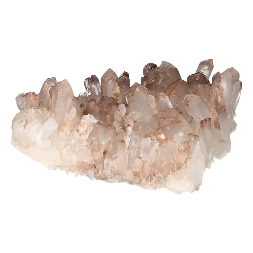 Quartz Cluster With Lithium, Sylvia Crystals' premium stone, known for calming energy and mind harmonization, perfect for collectors.