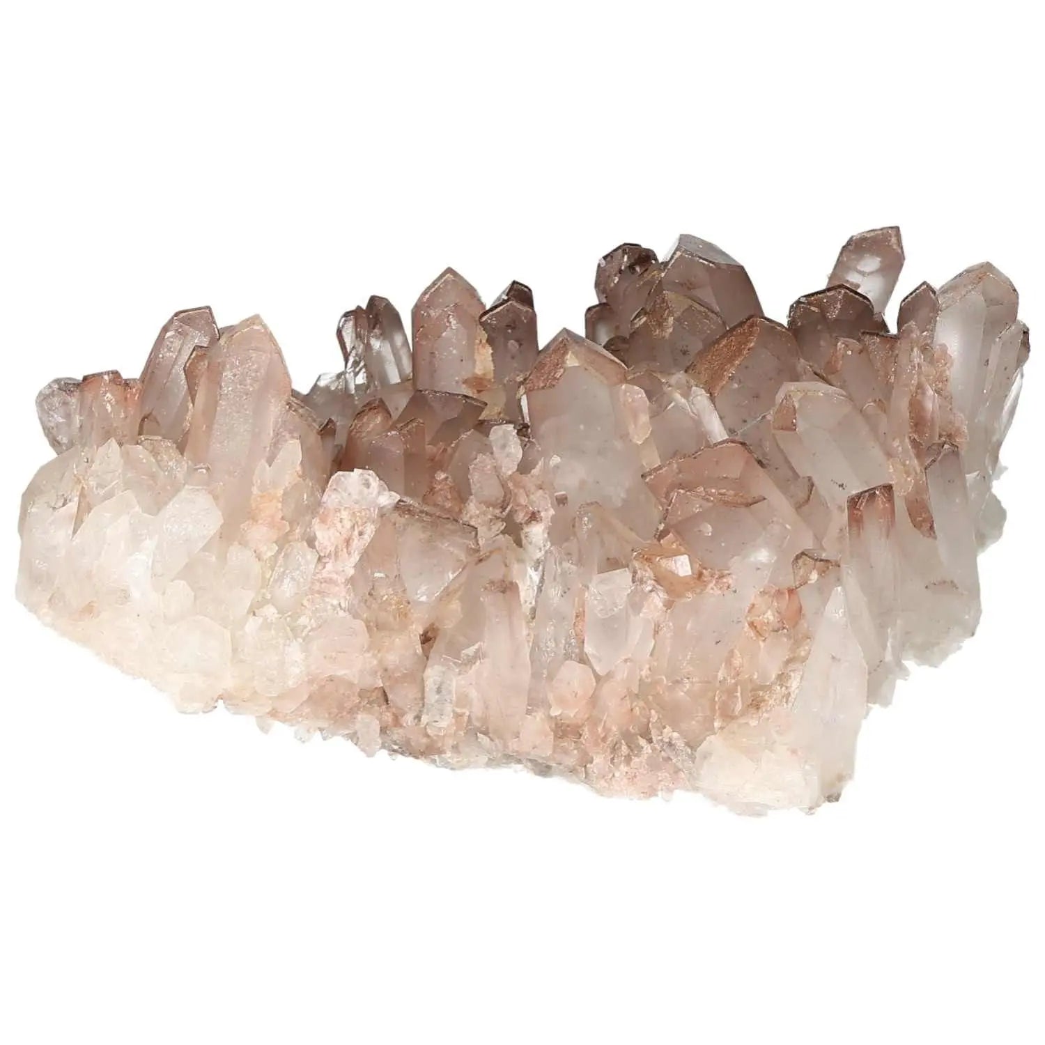 Quartz Cluster with Lithium - Premium crystal from Sylvia Crystals, known for calming properties and energy harmonization.