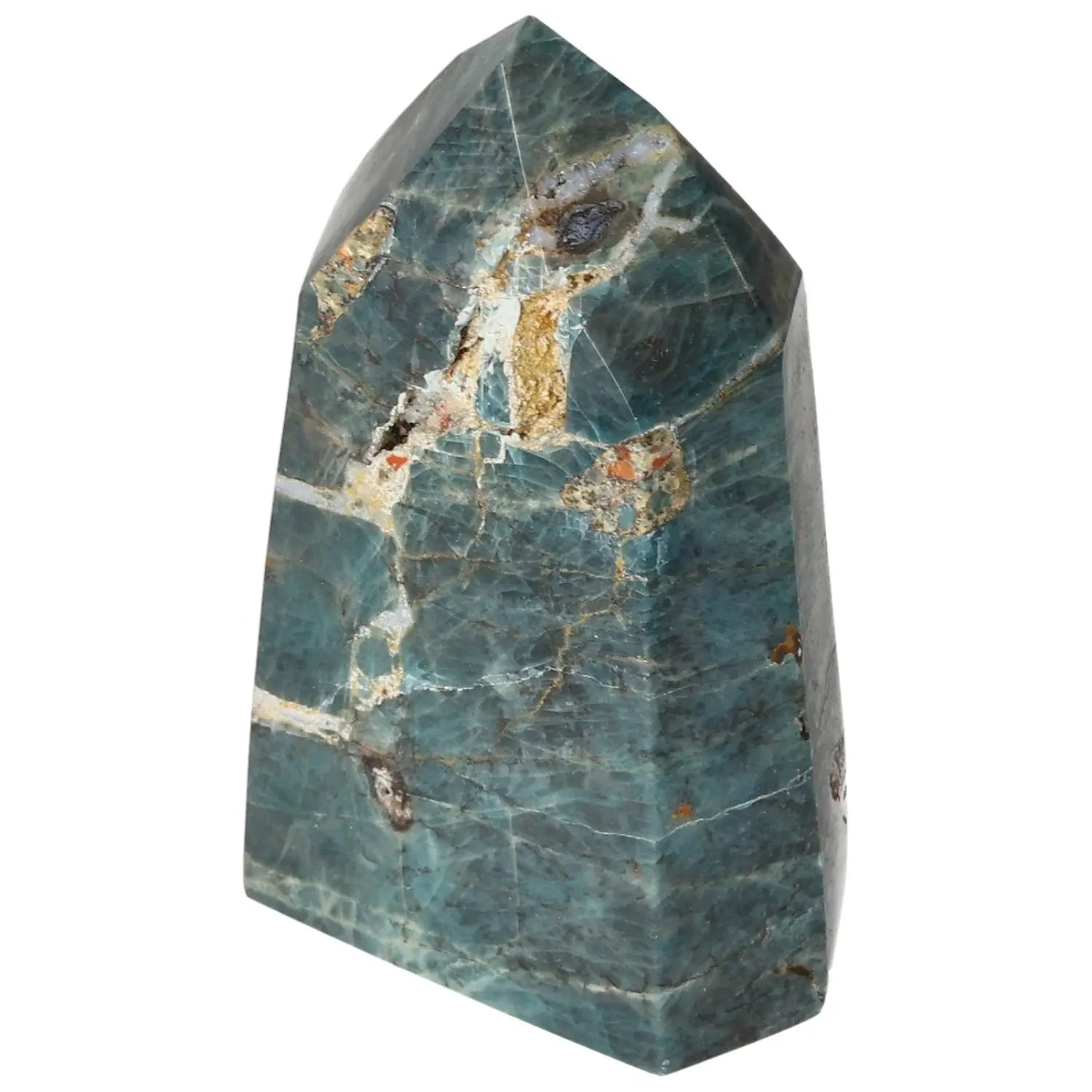 Apatite Obelisk gemstone with vibrant hues, handpicked for its natural radiance and energy, ideal for crystal collections.
