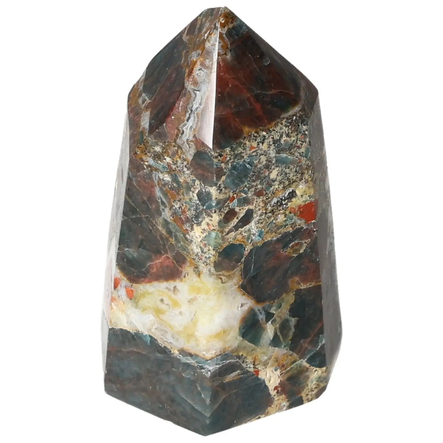 Premium Apatite Obelisk by Sylvia Crystals, showcasing natural beauty and positive energy, perfect for spiritual and aesthetic enhancement.