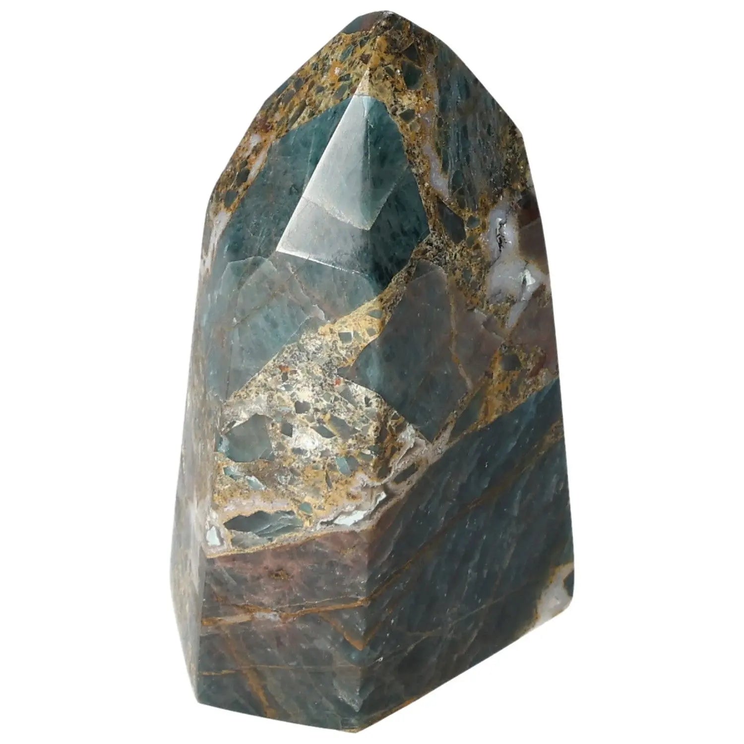 Apatite Obelisk by Sylvia Crystals exemplifying conscious luxury and spiritual enlightenment, ideal for enhancing clarity and focus.