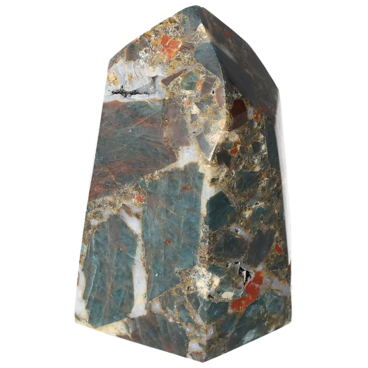 Elegant Apatite Obelisk from Sylvia Crystals showcasing premium craftsmanship and spiritual clarity.