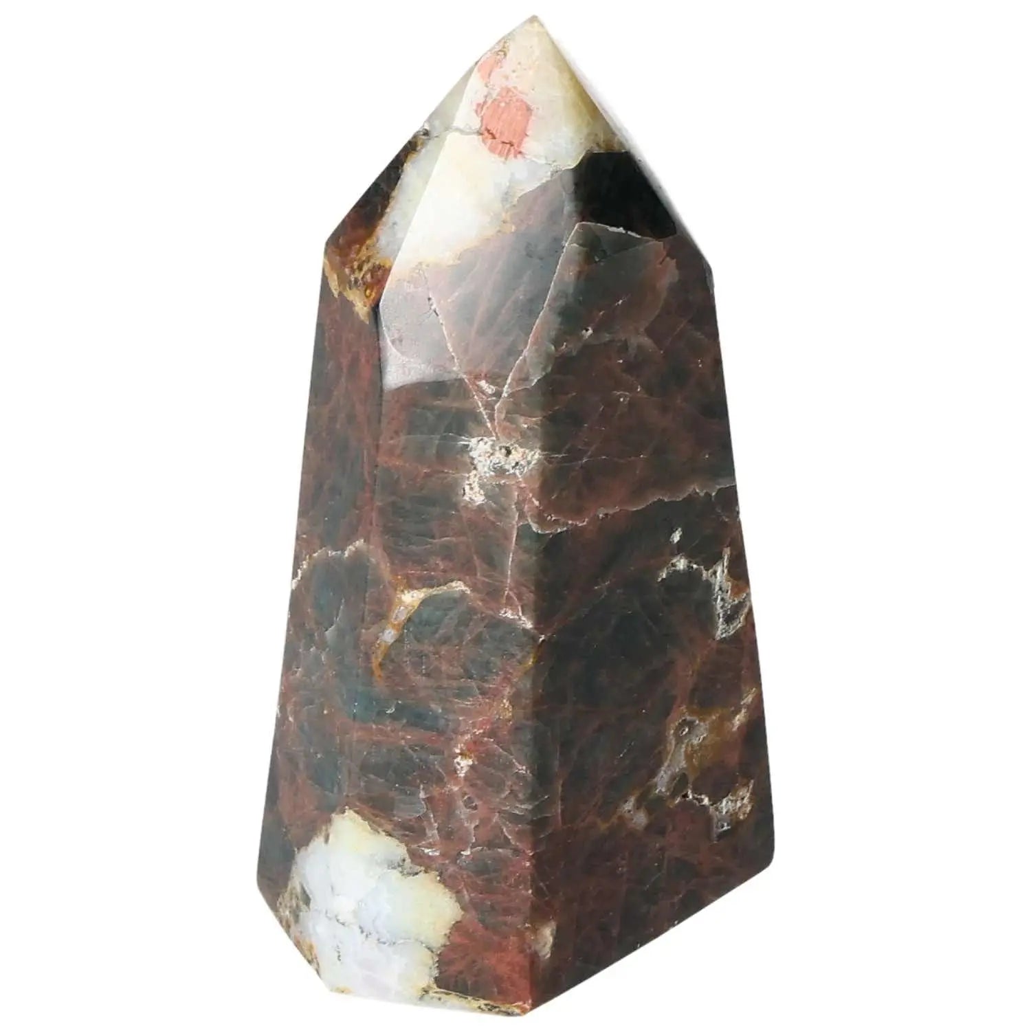 Deep blue Apatite Obelisk by Sylvia Crystals, showcasing its spiritual energy and premium craftsmanship.