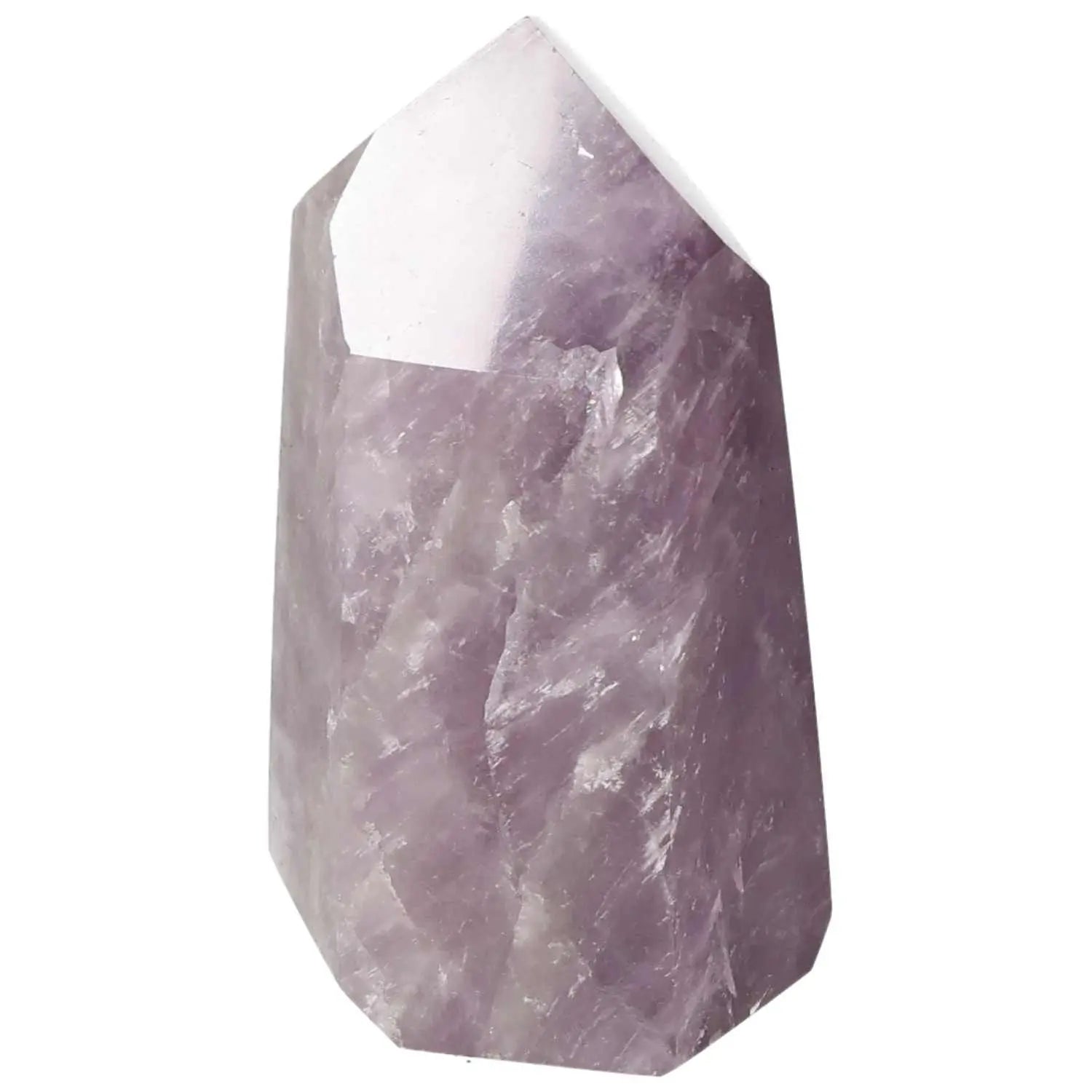 Seven Point Polished Amethyst crystal from Sylvia Crystals, featuring spiritual and premium quality for enhanced awakening.
