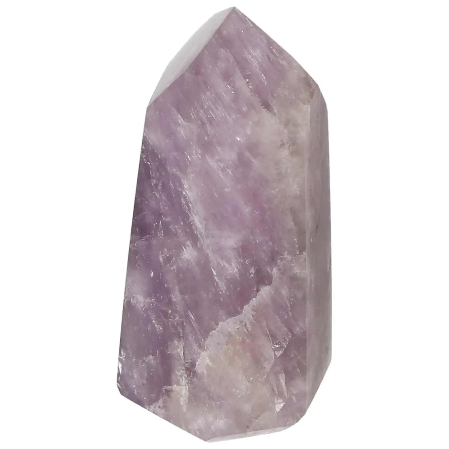 Seven Point Polished Amethyst crystal by Sylvia Crystals, showcasing stunning purple hues for spiritual awakening.