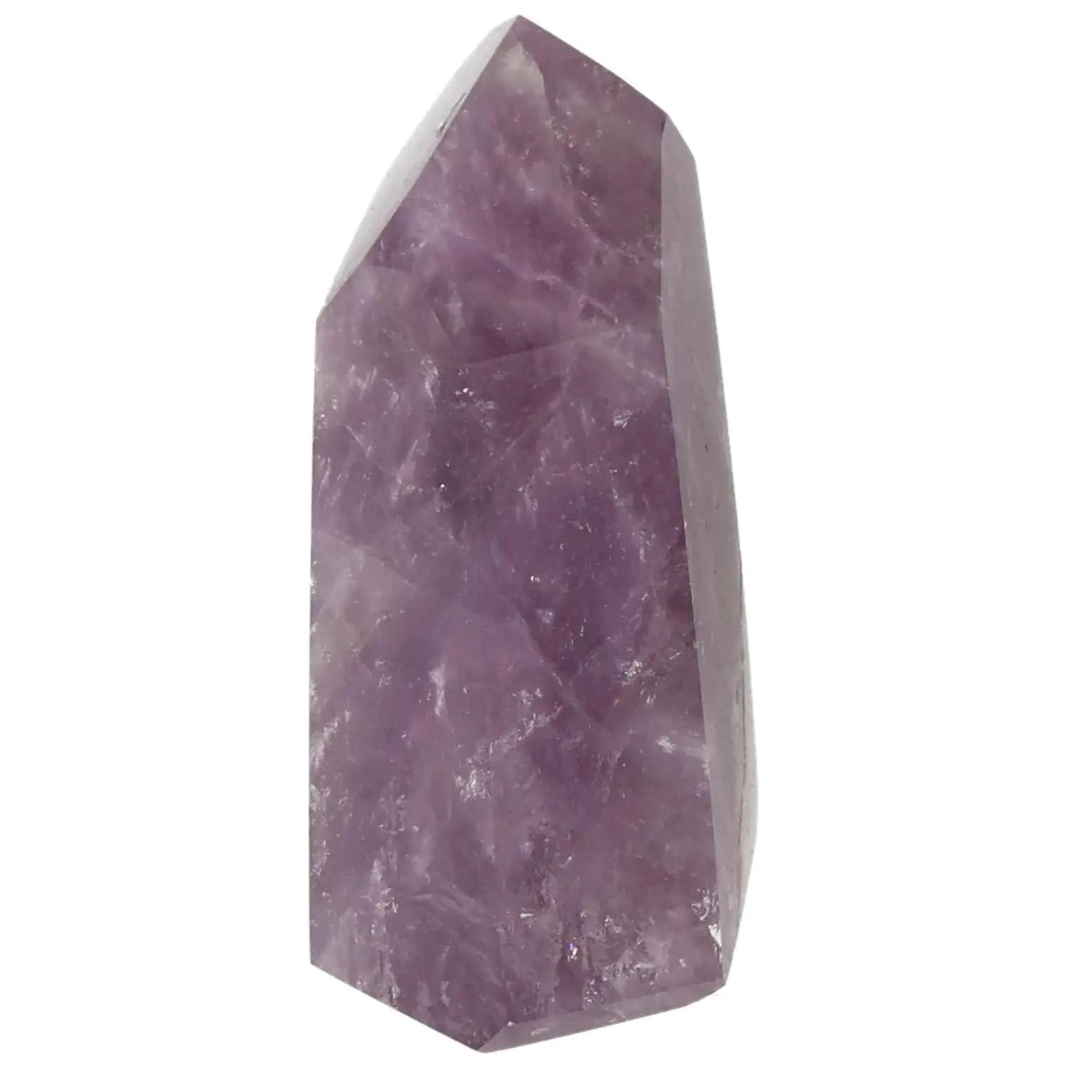 Seven Point Polished Amethyst crystal from Sylvia Crystals, showcasing premium quality and spiritual significance.