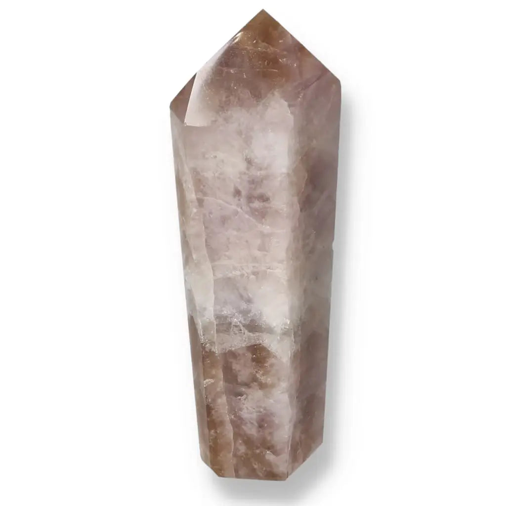Seven Point Polished Amethyst crystal from Sylvia Crystals, showcasing its soothing energy and transformative power.