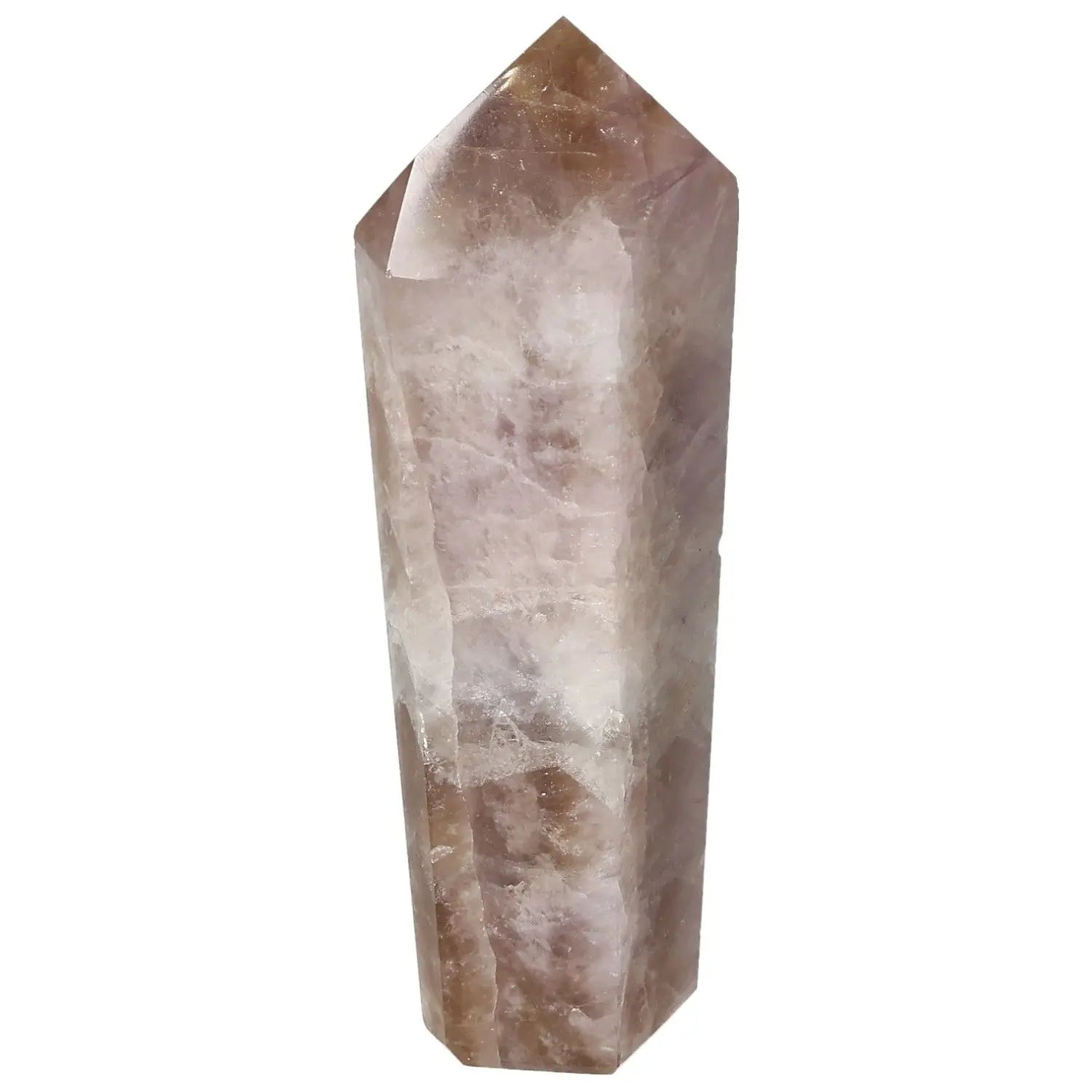 Seven Point Polished Amethyst crystal from Sylvia Crystals, a calming energy stone with transformative powers.