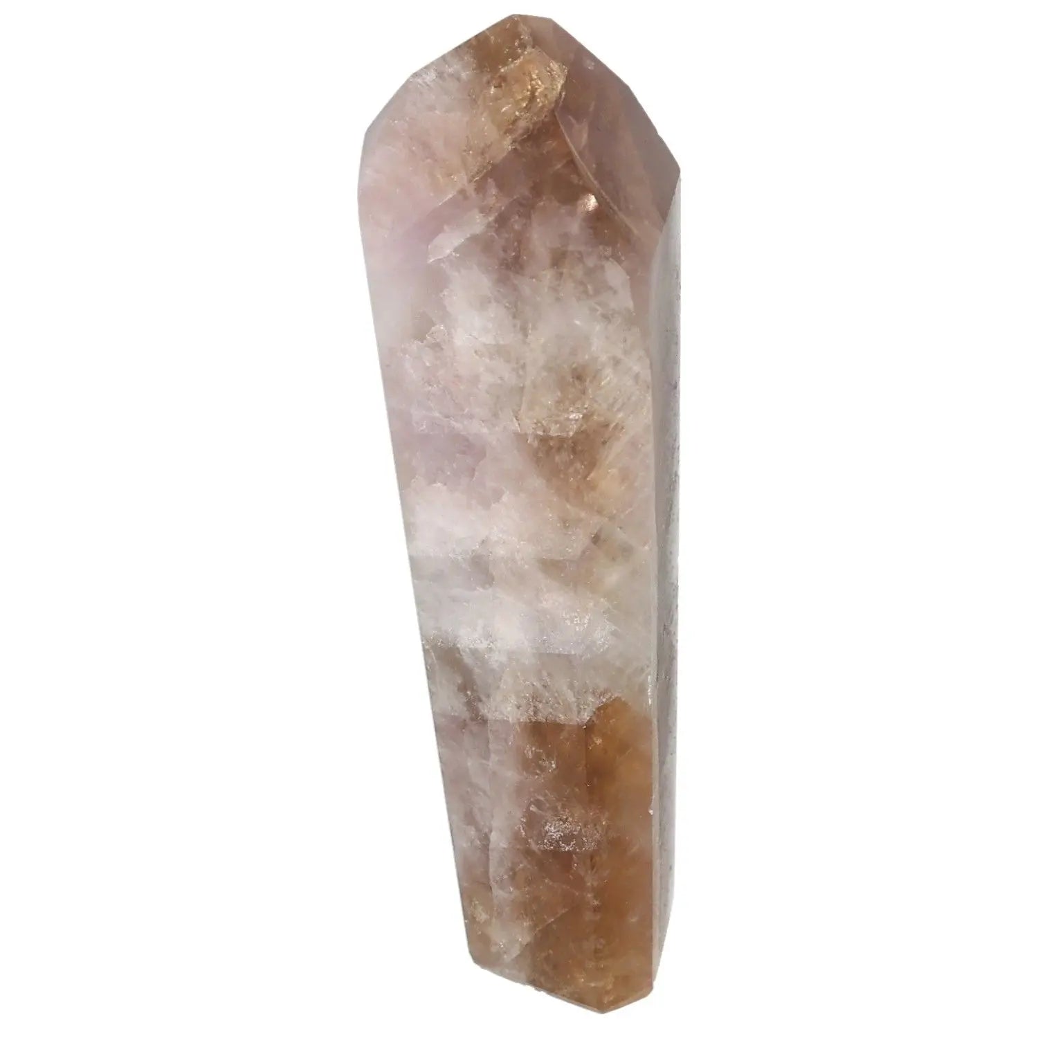 Seven Point Polished Amethyst crystal, premium handpicked gemstone from Sylvia Crystals, known for its calming and transformative energy.