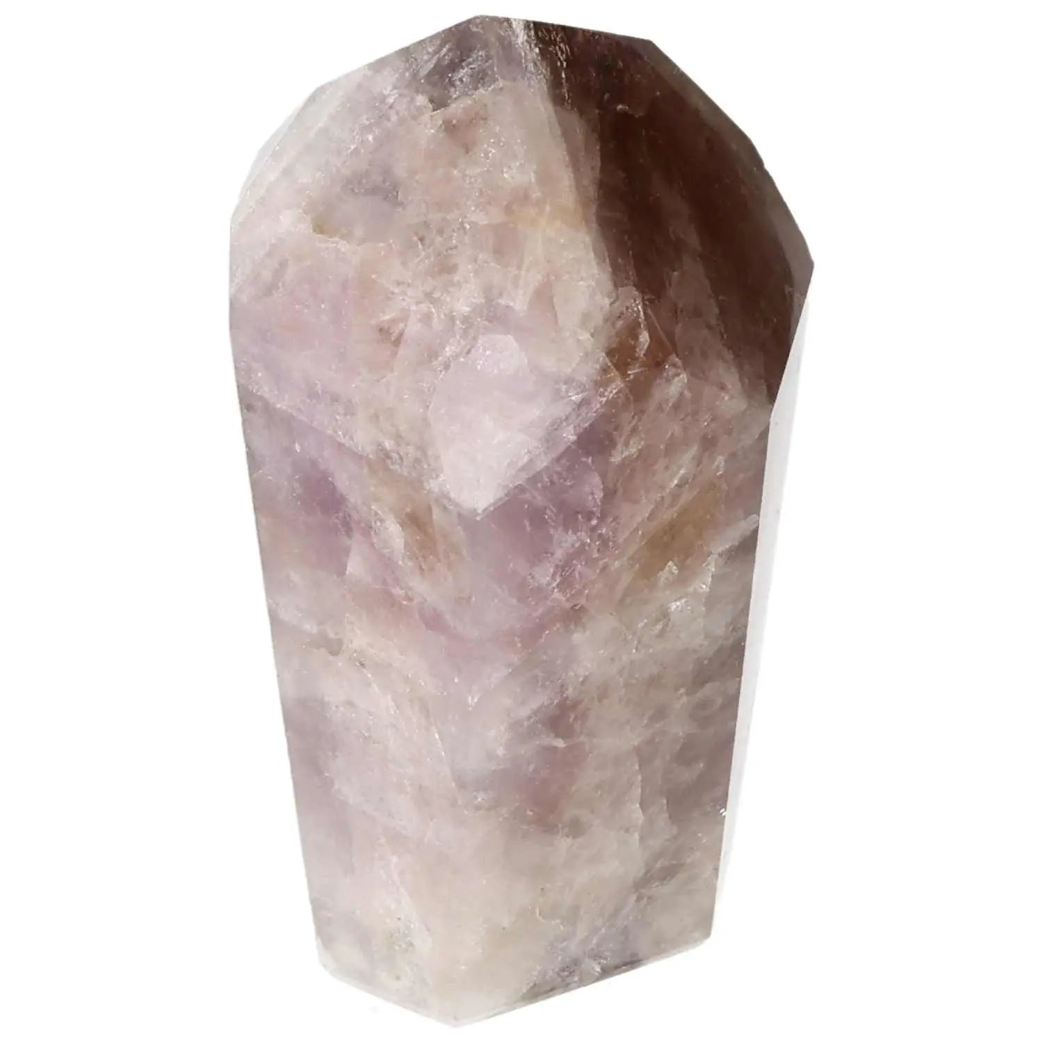 Seven Point Polished Amethyst crystal with deep purple hues, symbolizing tranquility and spiritual clarity by Sylvia Crystals.
