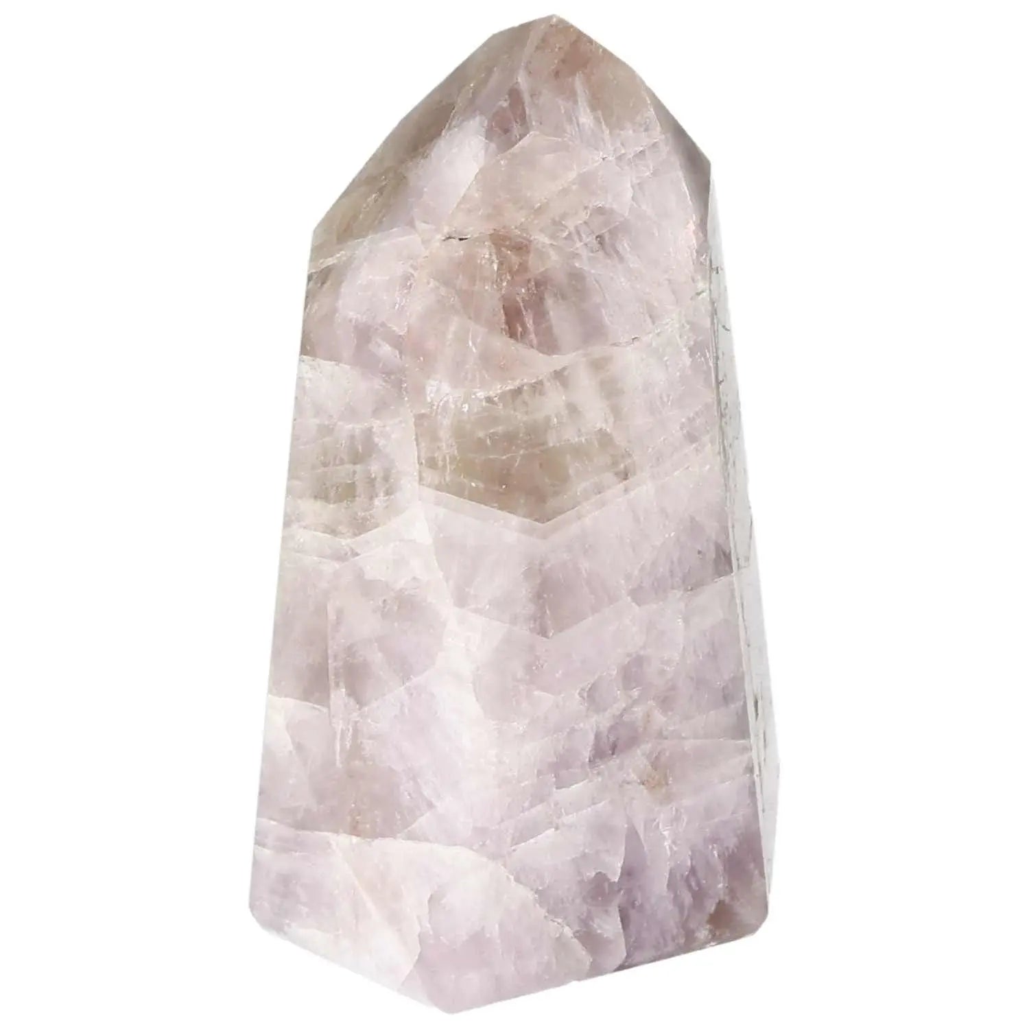 Seven Point Polished Amethyst crystal offering elegance and spiritual luxury by Sylvia Crystals, known for its powerful properties.