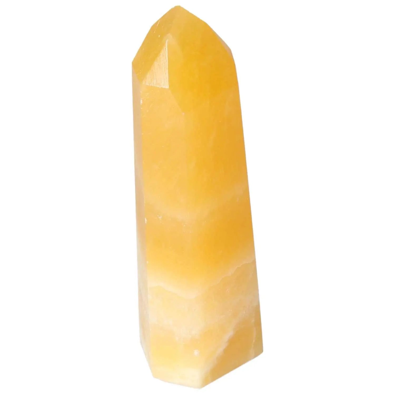 Mexican Calcite Obelisk from Sylvia Crystals showcasing premium quality with confidence-enhancing properties.