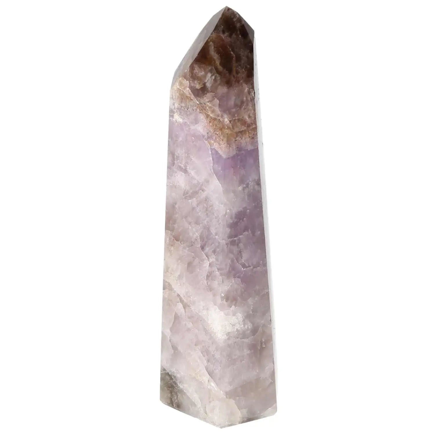 Seven Point Polished Amethyst crystal, designed for elegance and spiritual wellness, from Sylvia Crystals.