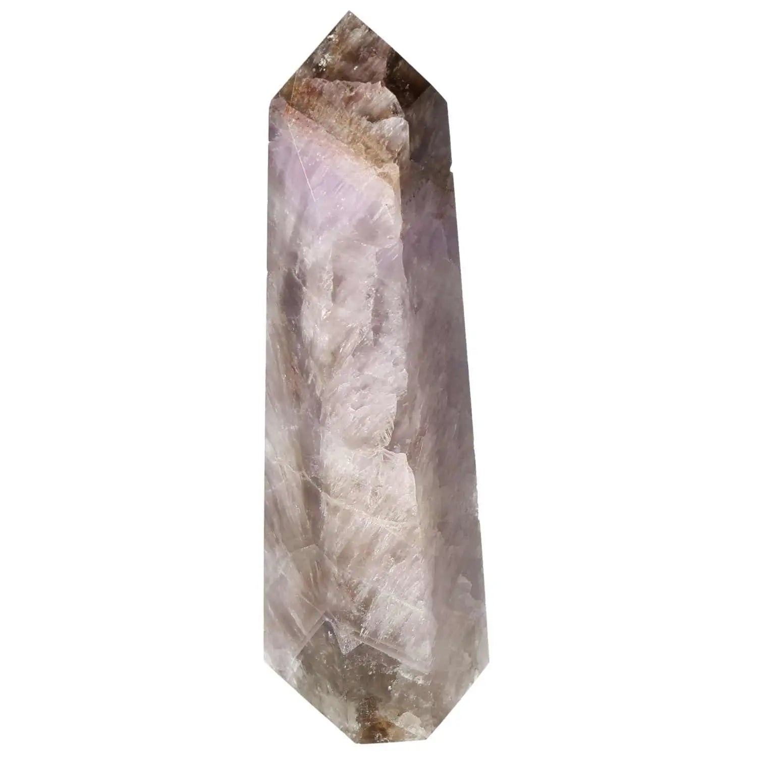 Seven Point Polished Amethyst crystal by Sylvia Crystals, known for its elegance and spiritual wellness properties.