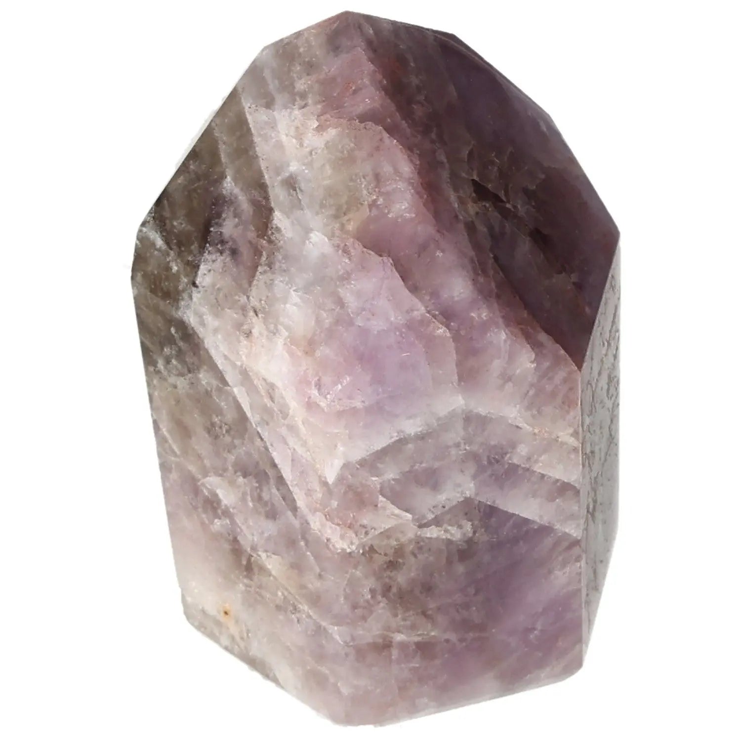Seven Point Polished Amethyst - Elegant gemstone by Sylvia Crystals, enhances concentration and emotional stability.