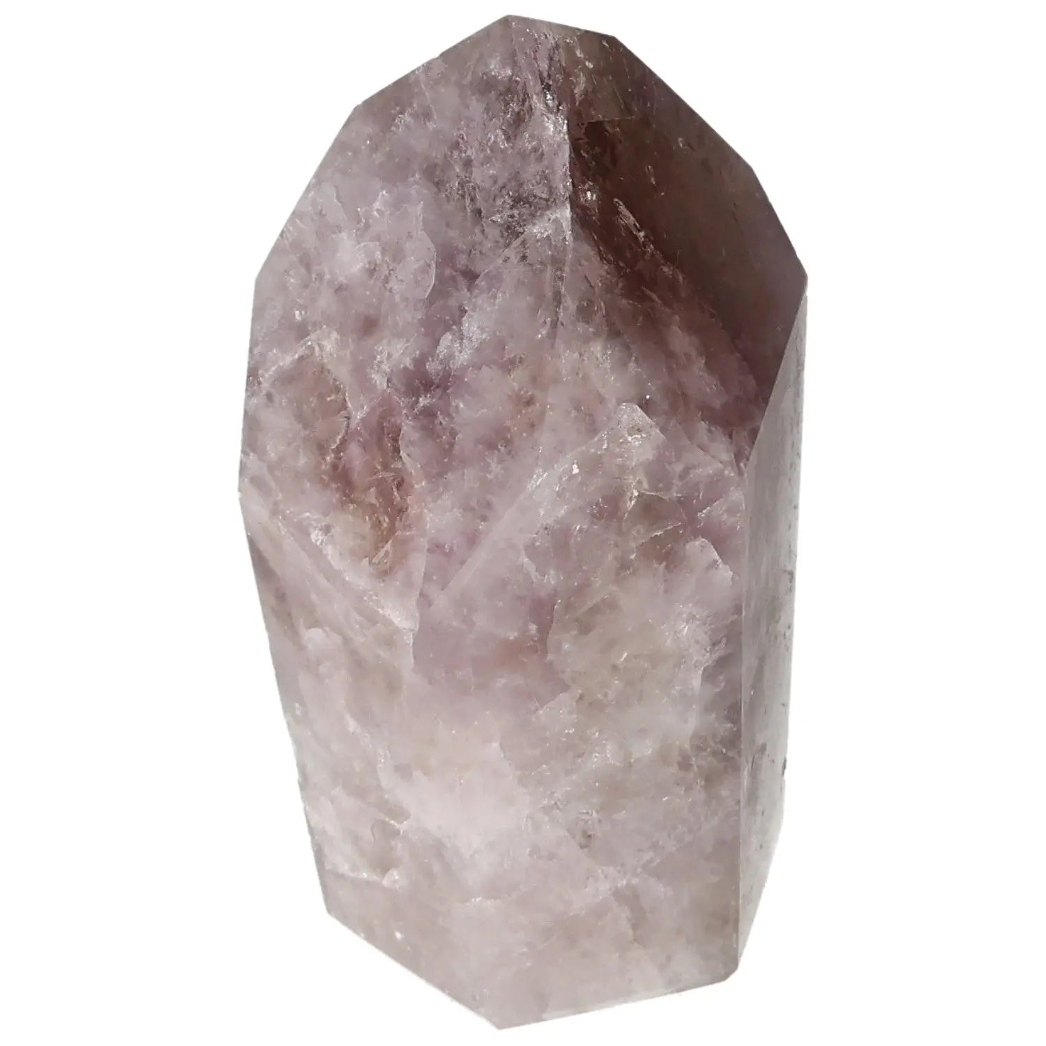 Seven Point Polished Amethyst crystal from Sylvia Crystals, known for stress reduction and concentration enhancement.