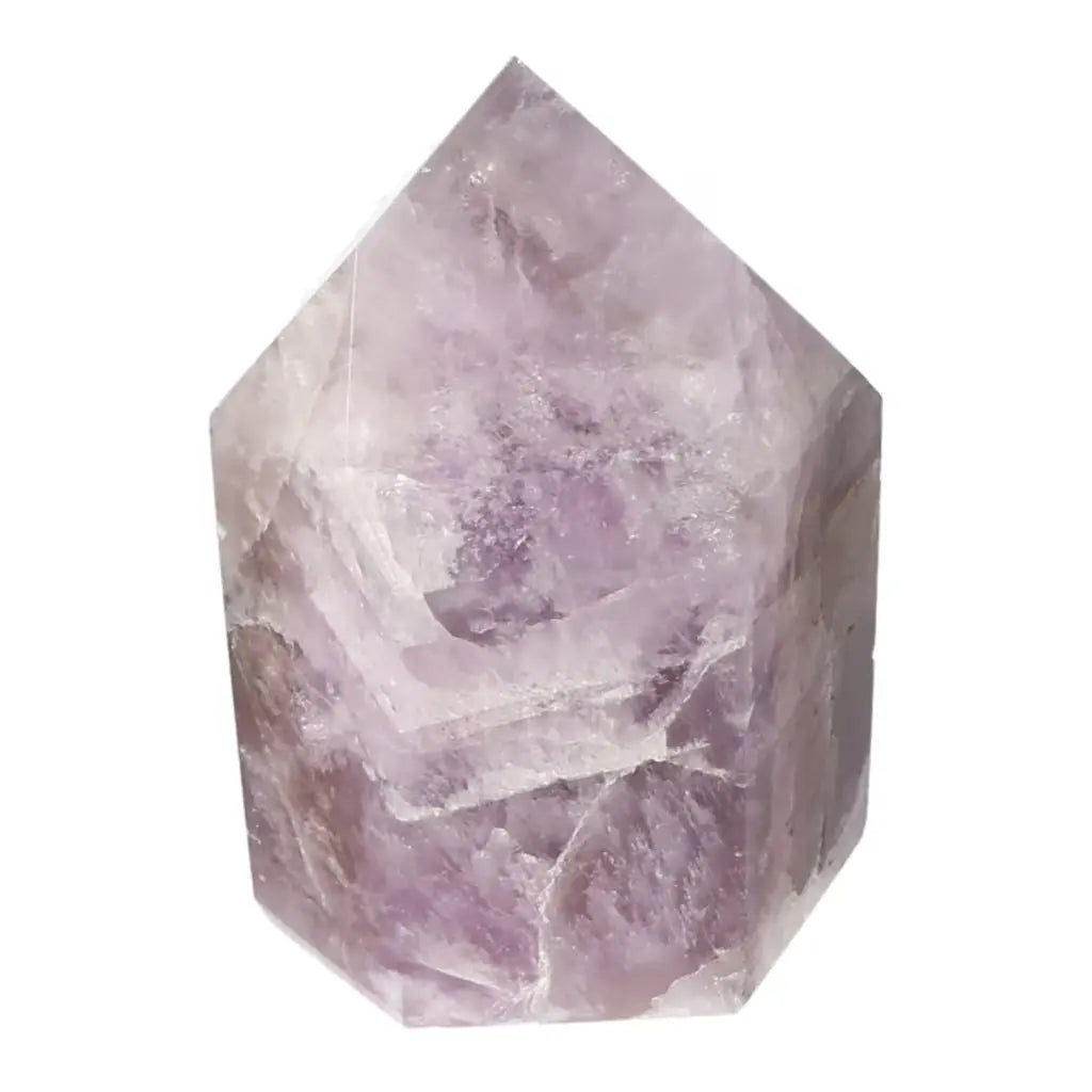 Seven Point Polished Amethyst by Sylvia Crystals, premium crystal epitomizing elegance and spiritual vitality.