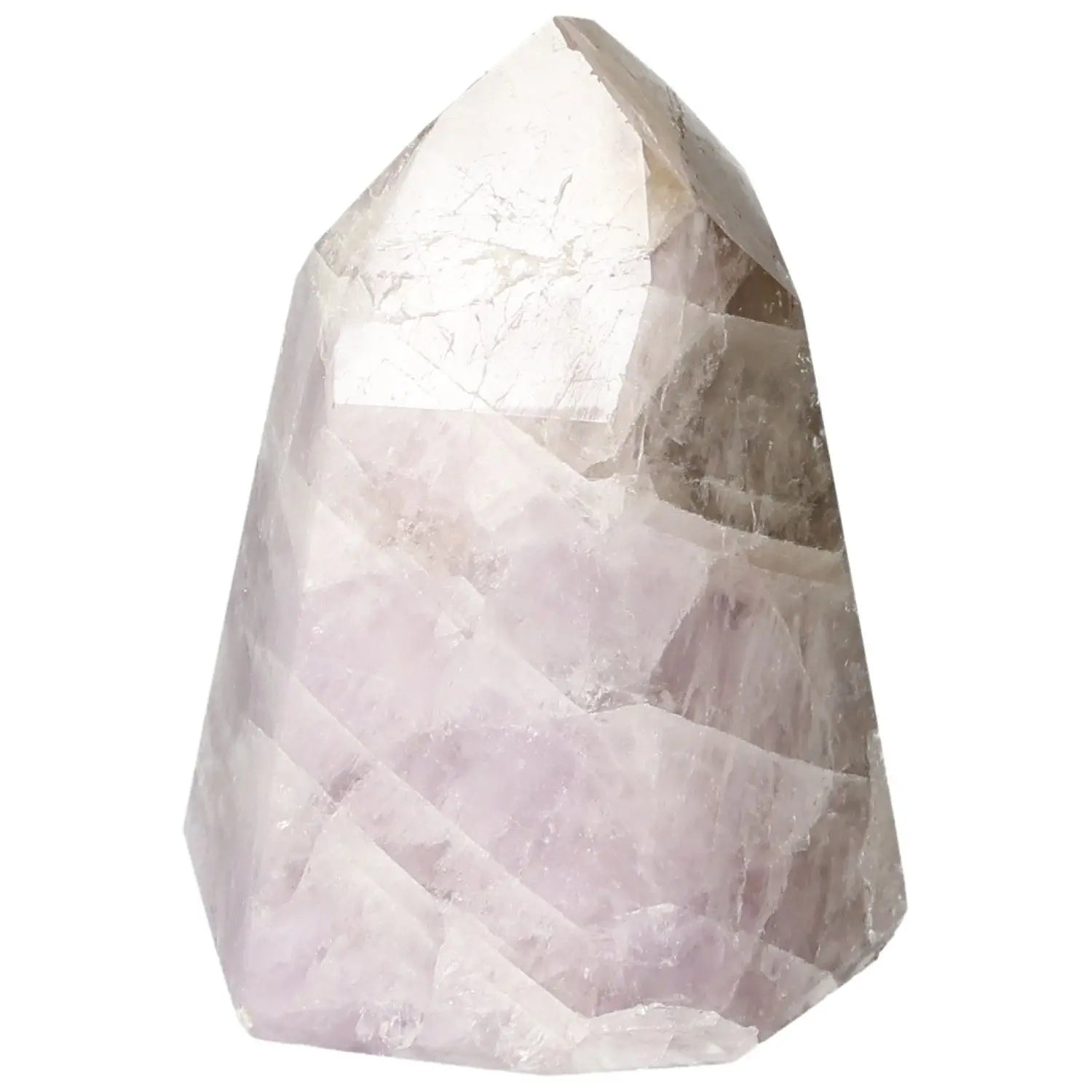 Seven Point Polished Amethyst crystal showcasing luxury and tranquility, ideal for stress reduction and conscious living.