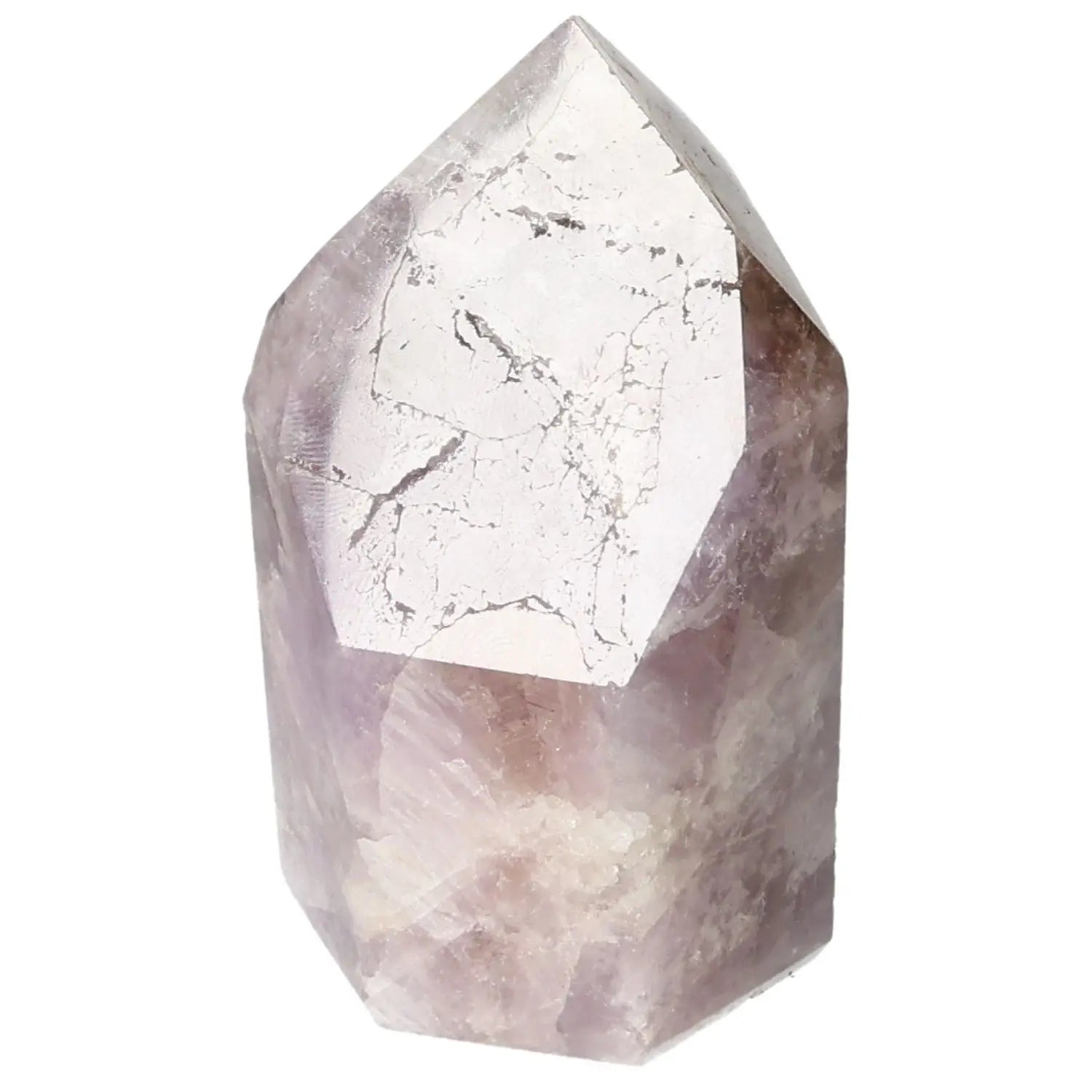 Seven Point Polished Amethyst by Sylvia Crystals, enhancing spiritual awareness and luxury.