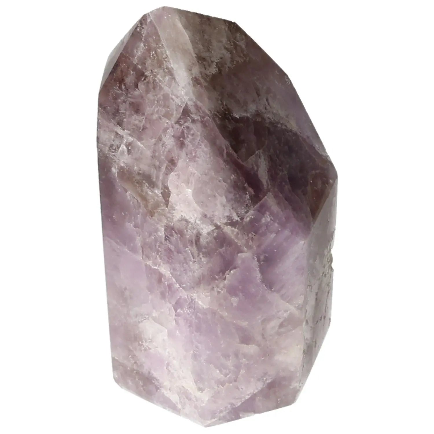 Seven Point Polished Amethyst crystal, luxury Sylvia Crystals, enhancing spiritual awareness and emotional wellness.