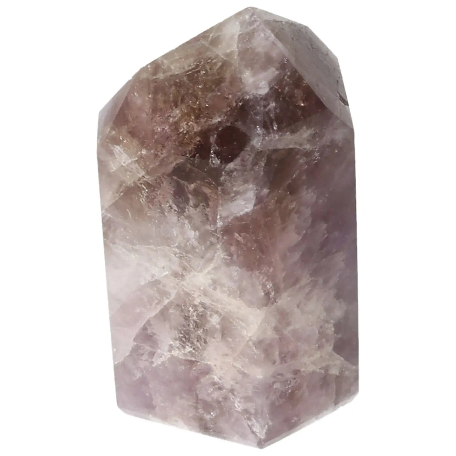 Seven Point Polished Amethyst crystal by Sylvia Crystals, enhancing spiritual awareness and emotional wellbeing with luxury design.