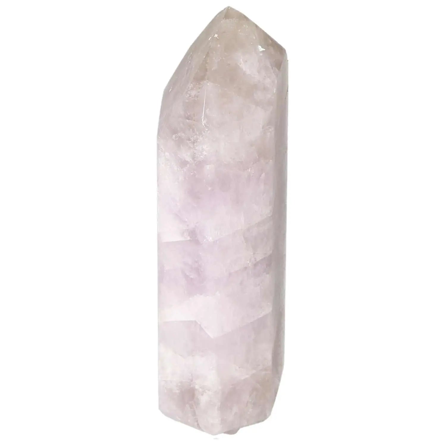 Seven Point Polished Amethyst crystal, symbolizing spiritual awakening and balance, by Sylvia Crystals. Elegantly crafted gemstone.
