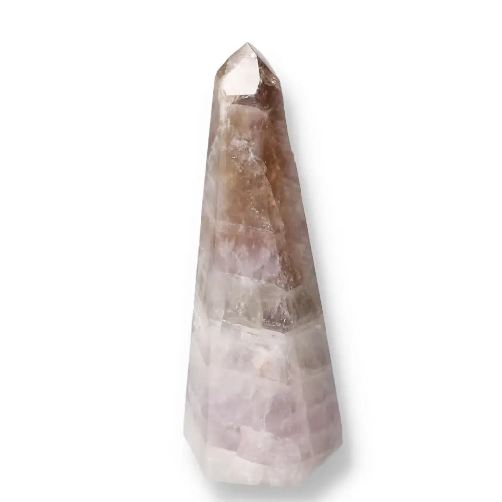 Seven Point Polished Amethyst crystal by Sylvia Crystals, known for energy balance and stress reduction.