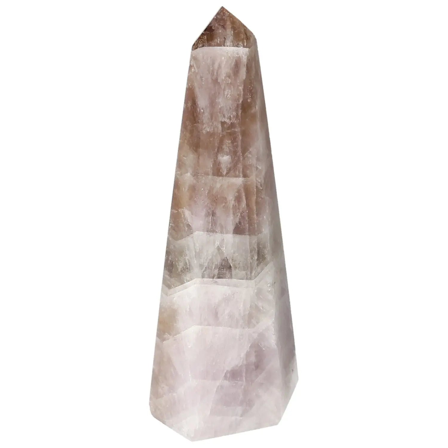 Seven Point Polished Amethyst crystal from Sylvia Crystals, promoting emotional stability and mental clarity. Ideal for stress reduction.