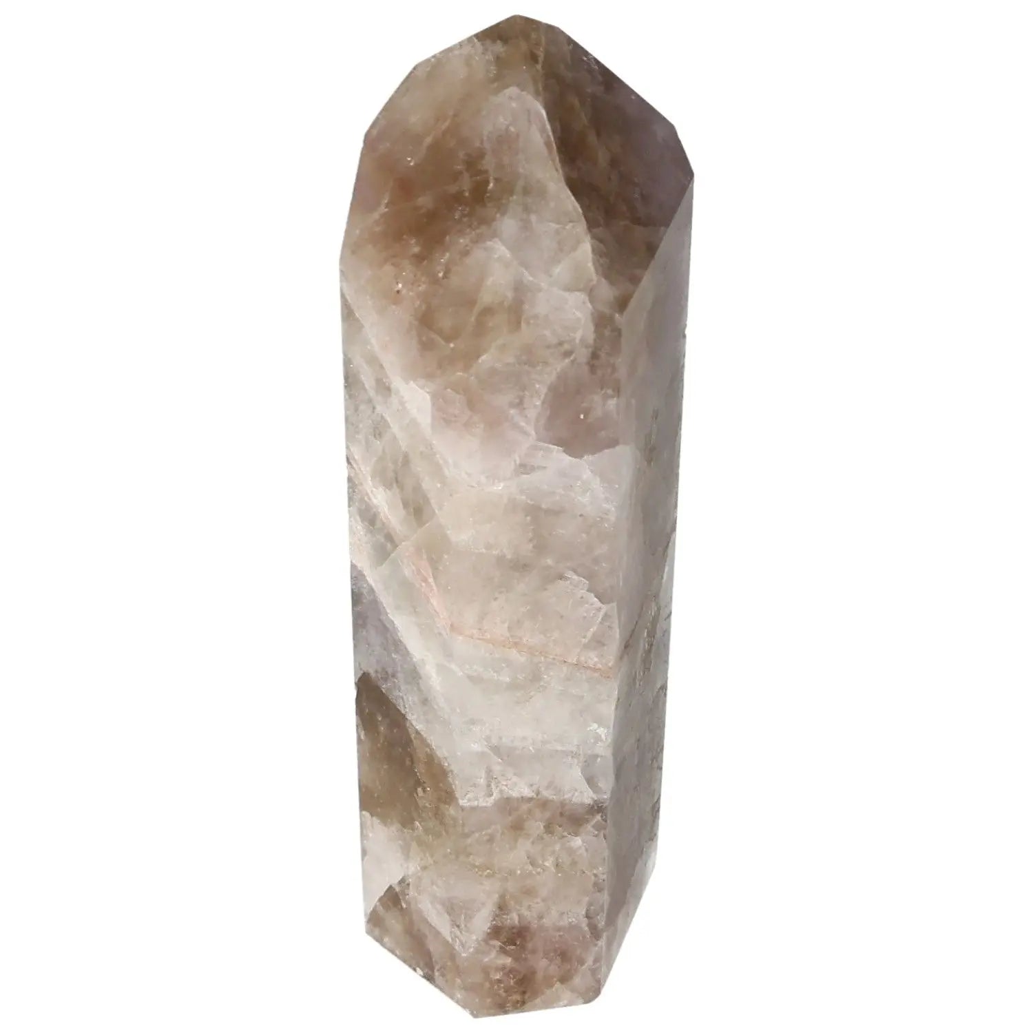 Seven Point Polished Amethyst crystal, crafted from seven minerals by Sylvia Crystals, offering spiritual and holistic benefits.