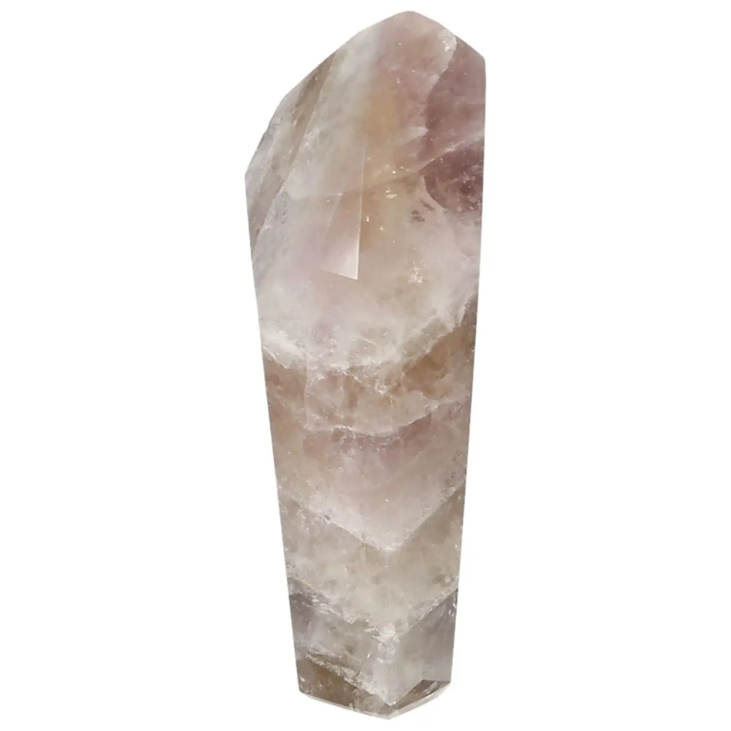 Seven Point Polished Amethyst Crystal by Sylvia Crystals, known for reducing stress and enhancing focus.