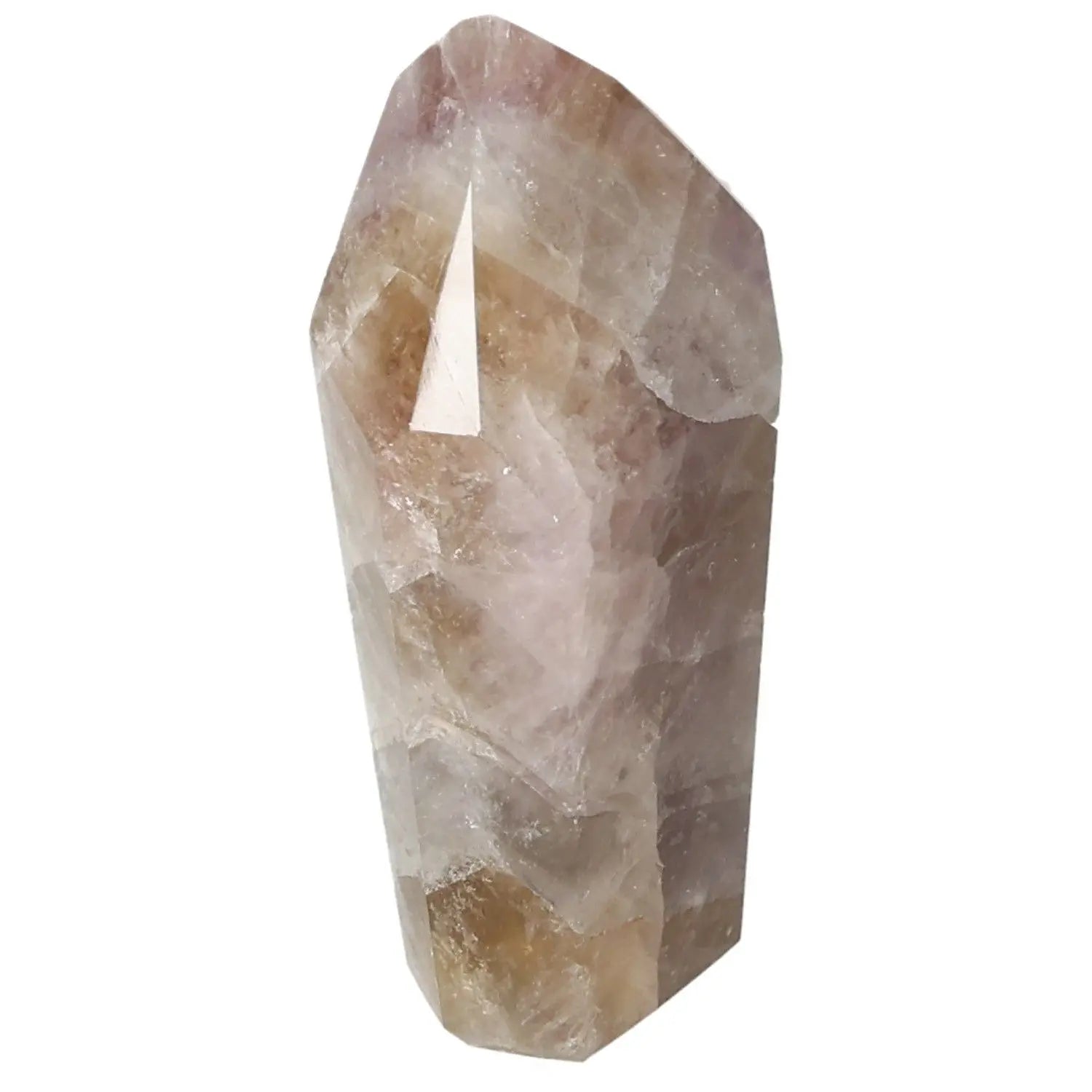Seven Point Polished Amethyst Crystal - Reduces stress, boosts energy, handpicked Sylvia Crystals product for emotional balance.