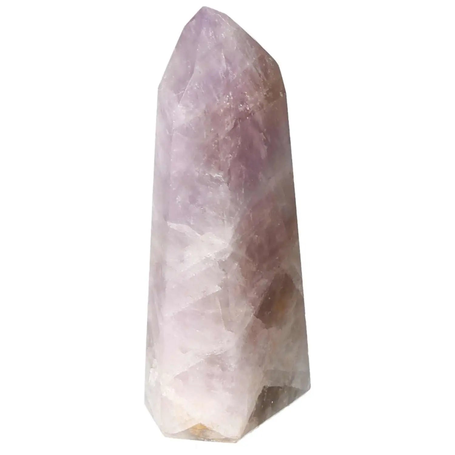 Seven Point Polished Amethyst crystal by Sylvia Crystals, symbolizing luxury and stress relief, handpicked for quality and authenticity.