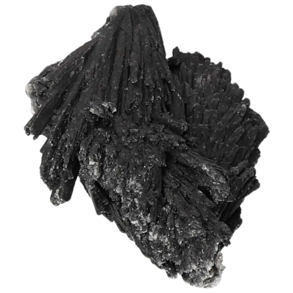 Black Kyanite crystal from Sylvia Crystals, ideal for meditation and energy harmonization, handpicked for its mystical allure.