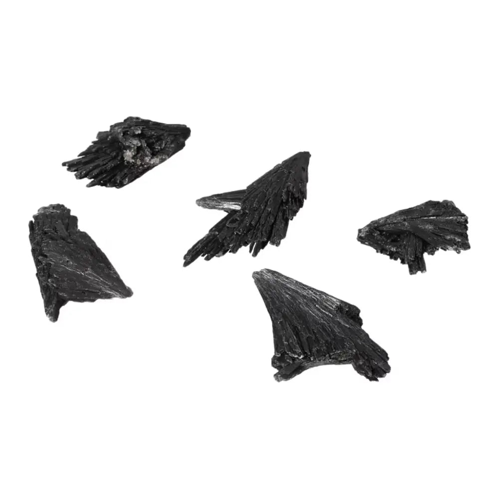 Black Kyanite S by Sylvia Crystals, premium handpicked gemstone for spirituality and meditation, mystical and luxurious.