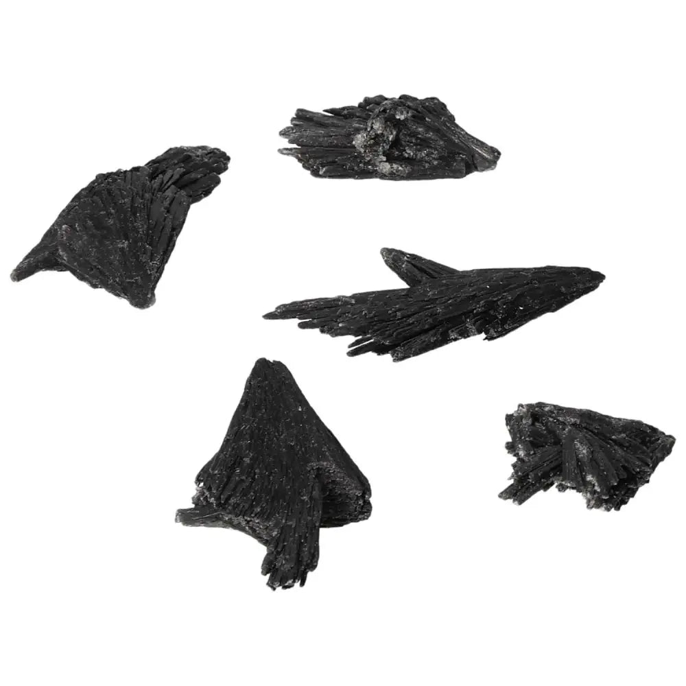 Black Kyanite S gemstone from Sylvia Crystals, premium handpicked crystal for meditation and introspection.