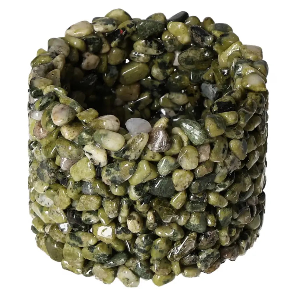 Jadeite S decorative pot cover by Sylvia Crystals, green gemstone design symbolizing luxury and spiritual harmony.