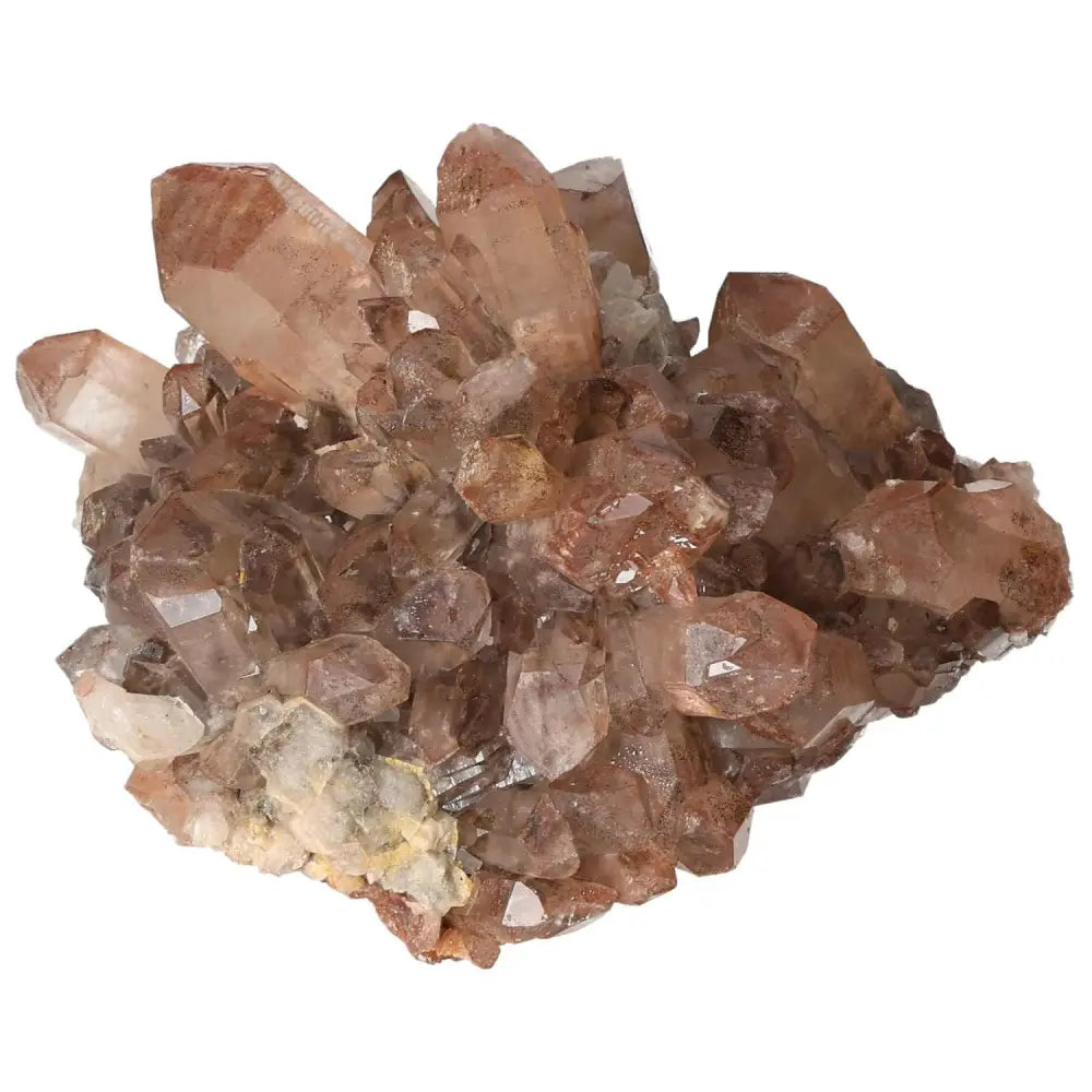 Quartz Cluster With Lithium from Sylvia Crystals, showcasing natural elegance and healing properties, ideal for chakra support.