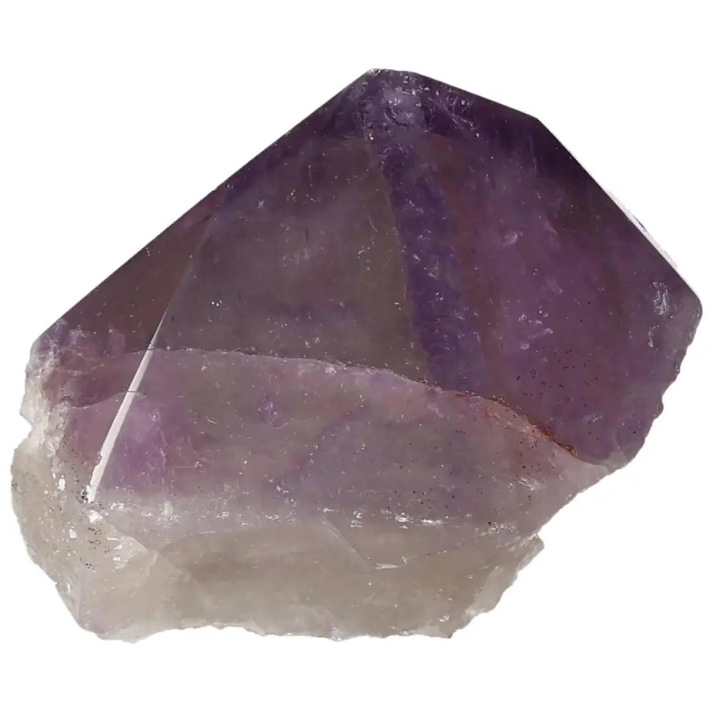 Polished Point Amethyst by Sylvia Crystals, showcasing luxury and deep violet hues, symbolizing elegance and spiritual significance.